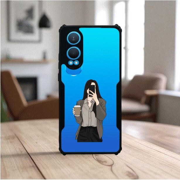 ivogue Coffee Girl Mobile Cover For OnePlus Nord CE4 Lite