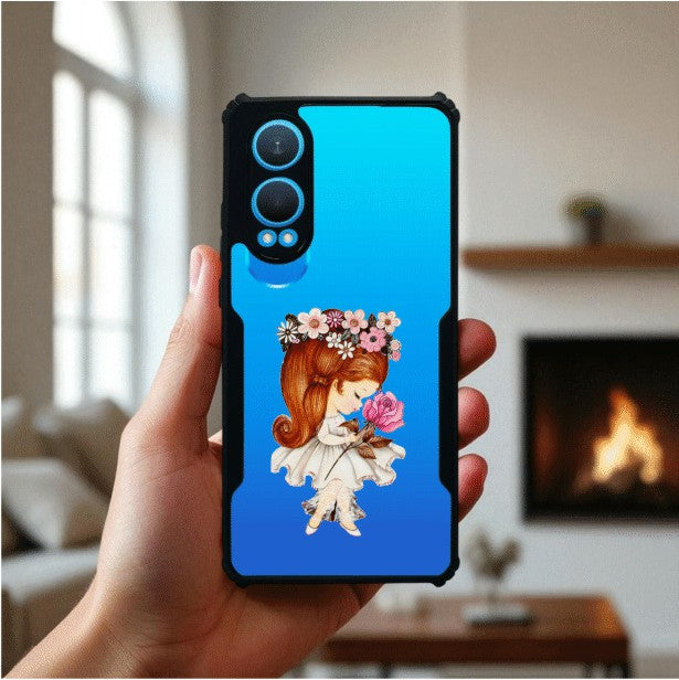 ivogue Flower Girl Mobile Cover For OnePlus Nord CE4 Lite