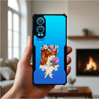 ivogue Flower Girl Mobile Cover For OnePlus Nord CE4 Lite