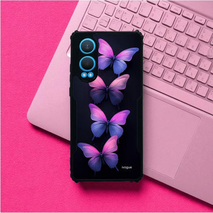 ivogue Galaxy Butterflies Mobile Cover For OnePlus Nord CE4 Lite