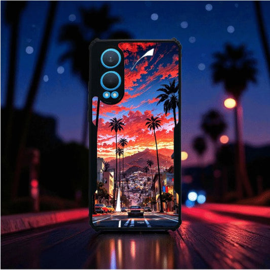 ivogue Palm City Nights Mobile Cover For OnePlus Nord CE4 Lite