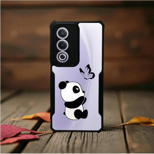 ivogue Panda and Butterfly Mobile Cover For OPPO A3 Pro