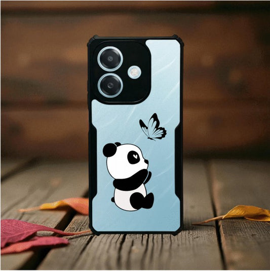 ivogue Panda and Butterfly Mobile Cover For OPPO A3
