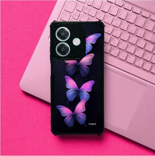 ivogue Galaxy Butterflies Mobile Cover For OPPO A3X