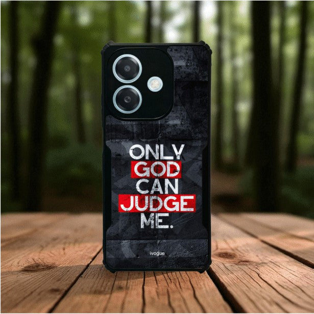 ivogue Only God Can Judge Me Mobile Cover For OPPO A3
