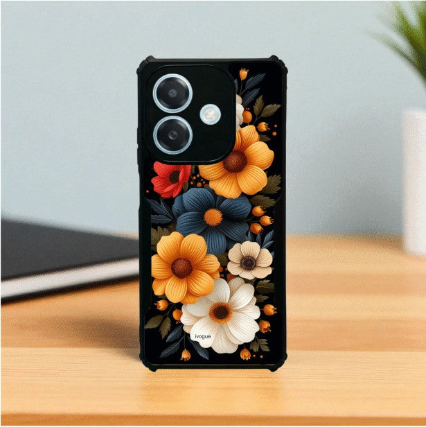 ivogue Retro Petals Mobile Cover For OPPO A3
