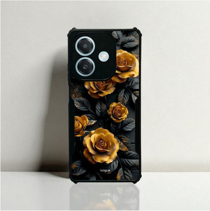 ivogue Golden Rose Mobile Cover For OPPO A3X