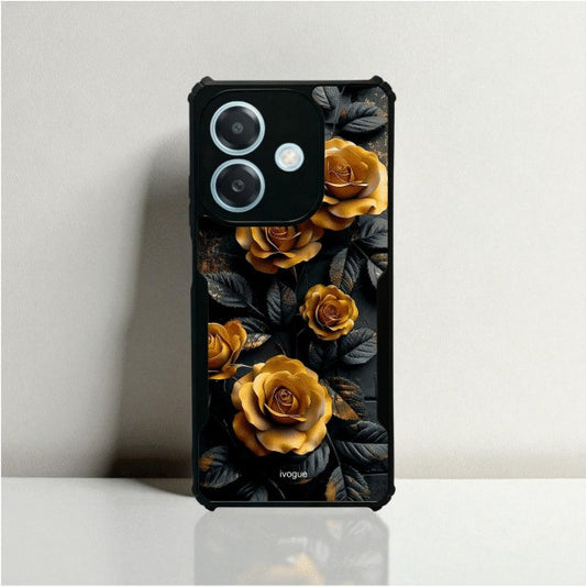 ivogue Golden Rose Mobile Cover For OPPO A3X