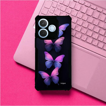 ivogue Galaxy Butterflies Mobile Cover For OPPO A5 Pro