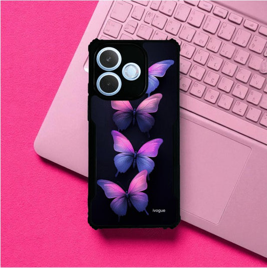 ivogue Galaxy Butterflies Mobile Cover For OPPO A5 Pro