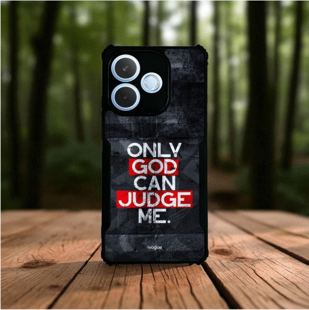 ivogue Only God Can Judge Me Mobile Cover For OPPO A5 Pro