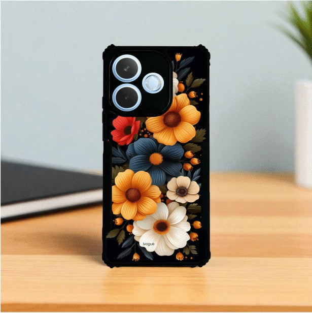 ivogue Retro Petals Mobile Cover For OPPO A5 Pro