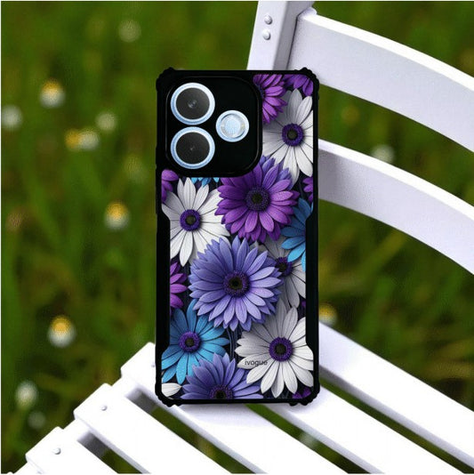 ivogue Violet Bloom Mobile Cover For OPPO A5 Pro
