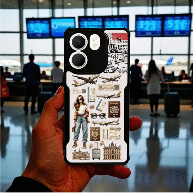 ivogue Travel Girl Vibes Mobile Cover For OPPO A5X