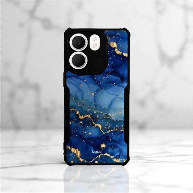 ivogue Blue Opulence Mobile Cover For OPPO A5X