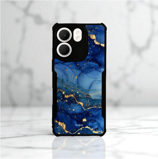 ivogue Blue Opulence Mobile Cover For OPPO A5X