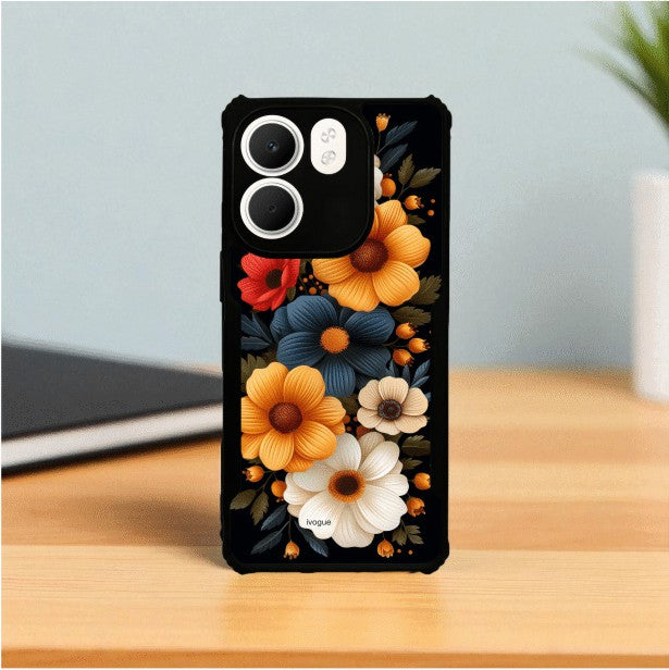 ivogue Retro Petals Mobile Cover For OPPO A5X