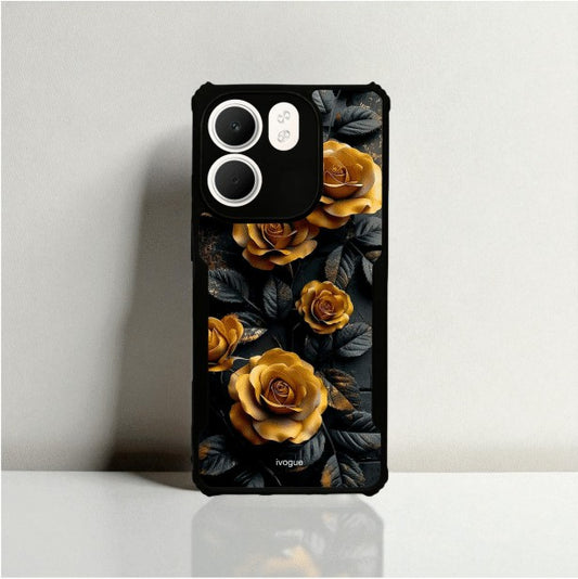 ivogue Golden Rose Mobile Cover For OPPO A5X
