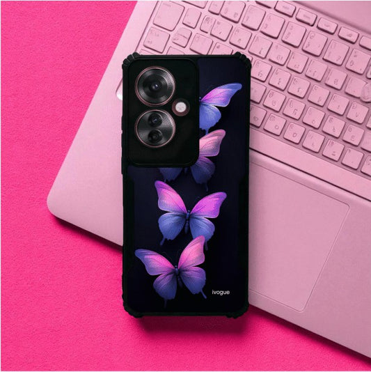 ivogue Galaxy Butterflies Mobile Cover For OPPO F25 Pro