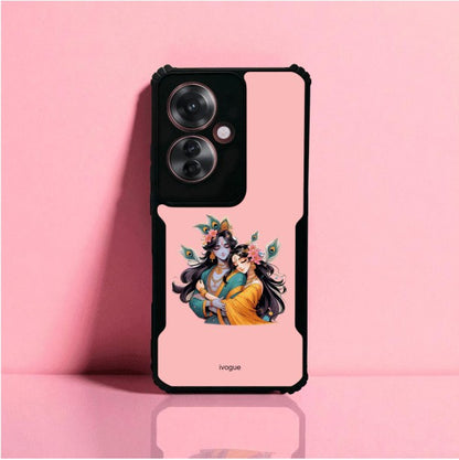 ivogue Radha Krishna Bliss Mobile Cover For OPPO F25 Pro