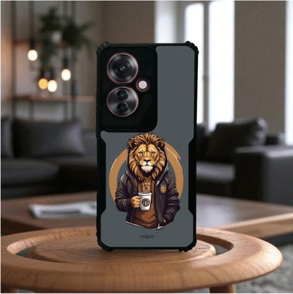 ivogue Stylish Lion Mobile Cover For OPPO F25 Pro