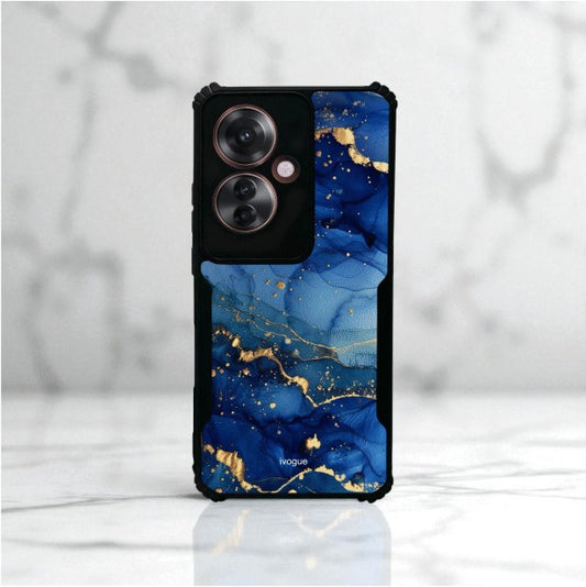 ivogue Blue Opulence Mobile Cover For OPPO F25 Pro