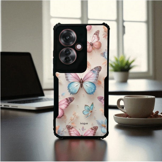 ivogue Butterfly Bloom Mobile Cover For OPPO F25 Pro