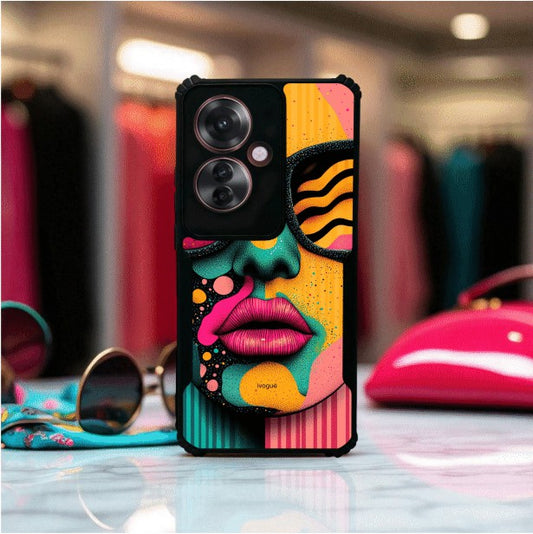 ivogue Modern Diva Mobile Cover For OPPO F25 Pro