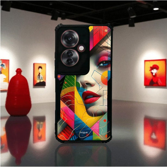 ivogue Modern Art Mobile Cover For OPPO F25 Pro