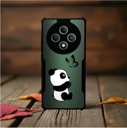 ivogue Panda and Butterfly Mobile Cover For OPPO F27