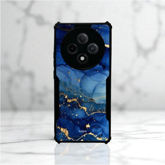 ivogue Blue Opulence Mobile Cover For OPPO F27 Pro Plus