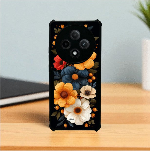ivogue Retro Petals Mobile Cover For OPPO F27