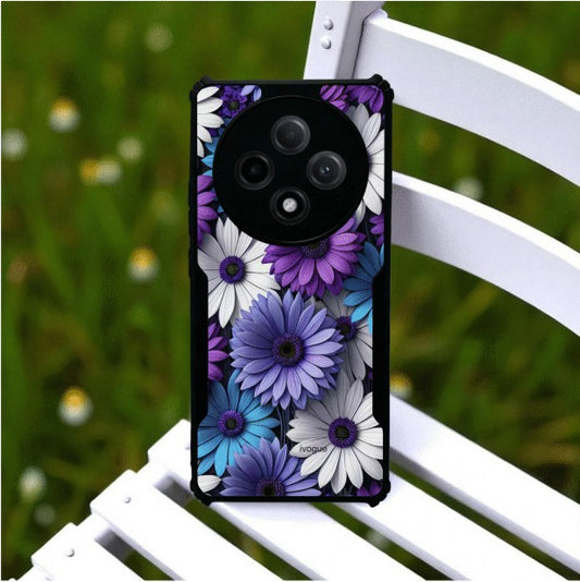 ivogue Violet Bloom Mobile Cover For OPPO F27