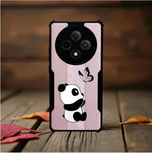 ivogue Panda and Butterfly Mobile Cover For OPPO F27 Pro Plus
