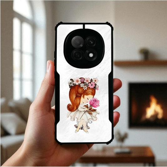 ivogue Flower Girl Mobile Cover For OPPO F29 Pro