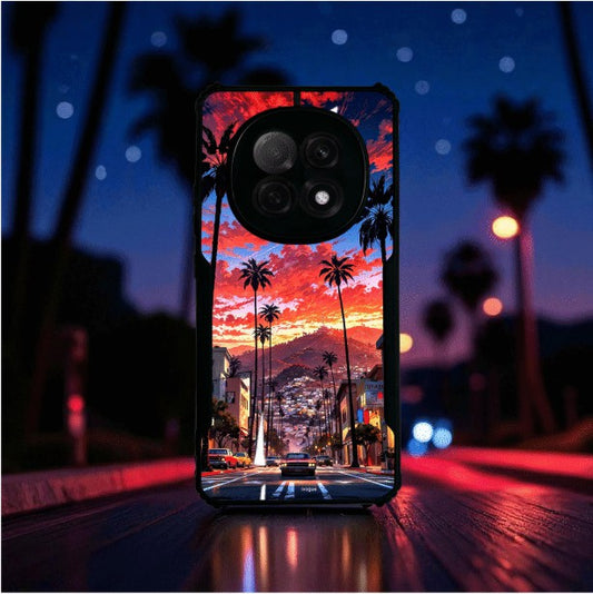 ivogue Palm City Nights Mobile Cover For OPPO F29 Pro