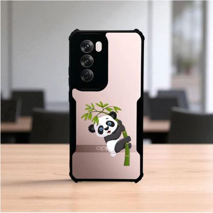 ivogue Panda and Tree Mobile Cover For OPPO Reno12 Pro