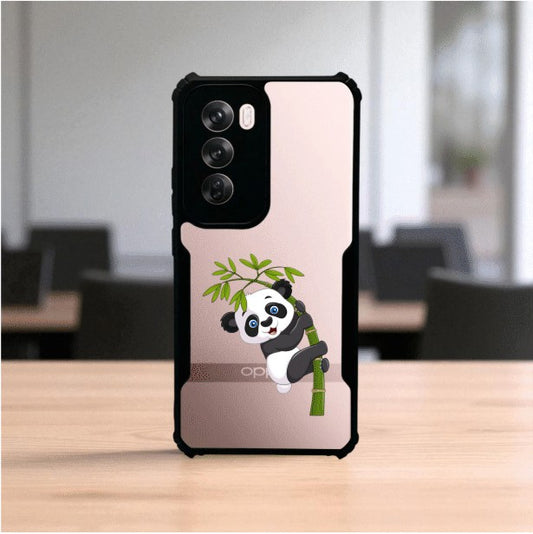 ivogue Panda and Tree Mobile Cover For OPPO Reno12