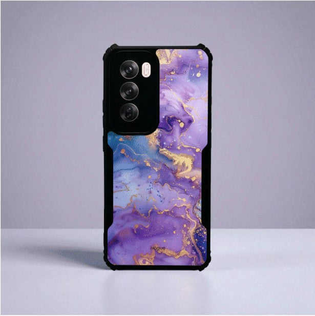 ivogue Lavender Luxe Mobile Cover For OPPO Reno12 Pro