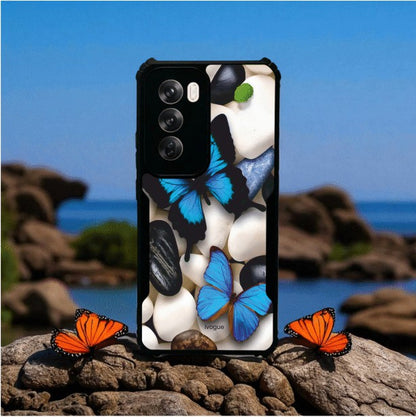 ivogue Blue Wings Beauty Mobile Cover For OPPO Reno12