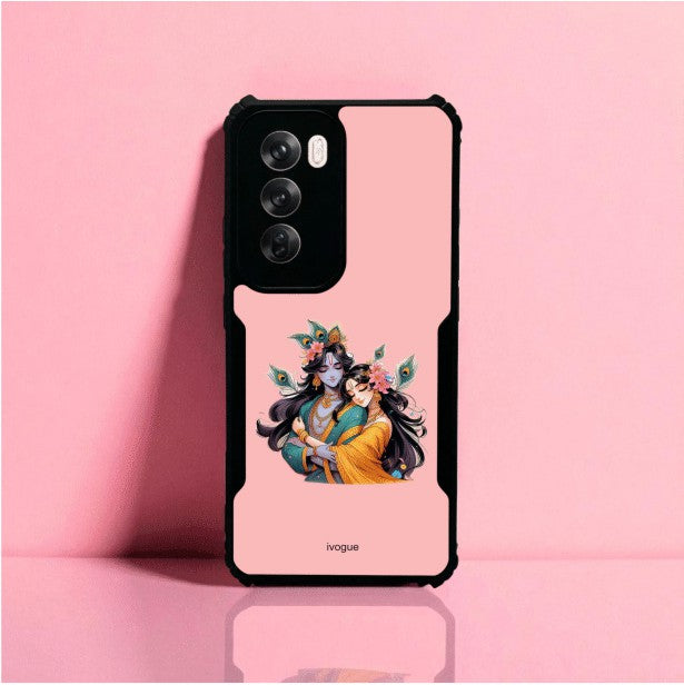 ivogue Radha Krishna Bliss Mobile Cover For OPPO Reno12