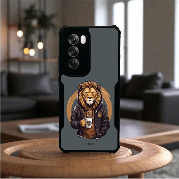 ivogue Stylish Lion Mobile Cover For OPPO Reno12