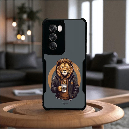 ivogue Stylish Lion Mobile Cover For OPPO Reno12