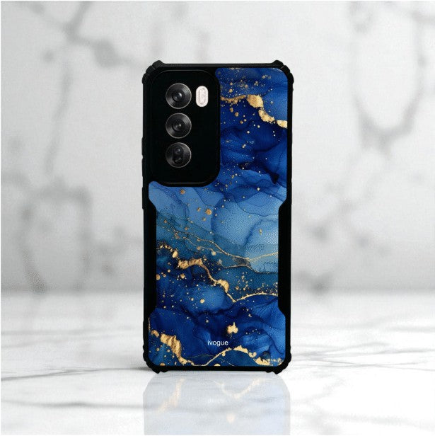 ivogue Blue Opulence Mobile Cover For OPPO Reno12