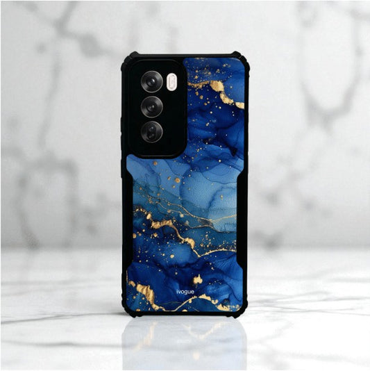 ivogue Blue Opulence Mobile Cover For OPPO Reno12