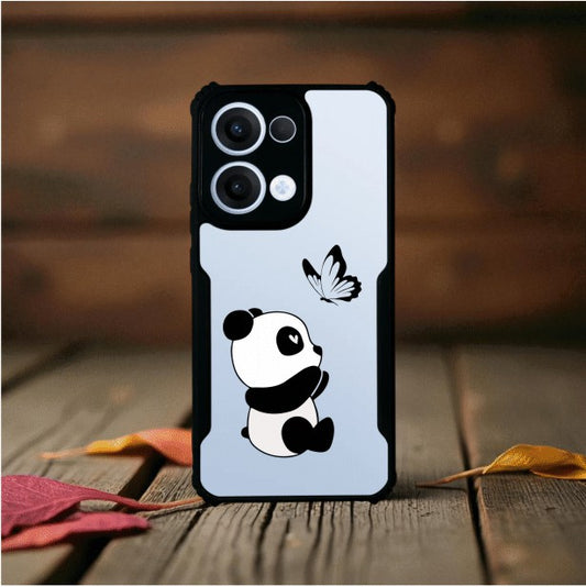 ivogue Panda and Butterfly Mobile Cover For OPPO Reno13