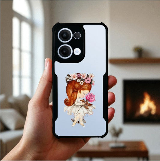 ivogue Flower Girl Mobile Cover For OPPO Reno13