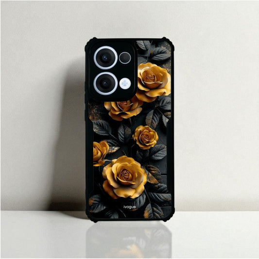 ivogue Golden Rose Mobile Cover For OPPO Reno13