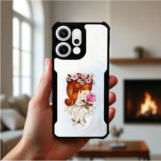 ivogue Flower Girl Mobile Cover For OPPO Reno14 Pro