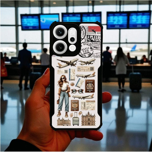 ivogue Travel Girl Vibes Mobile Cover For OPPO Reno14